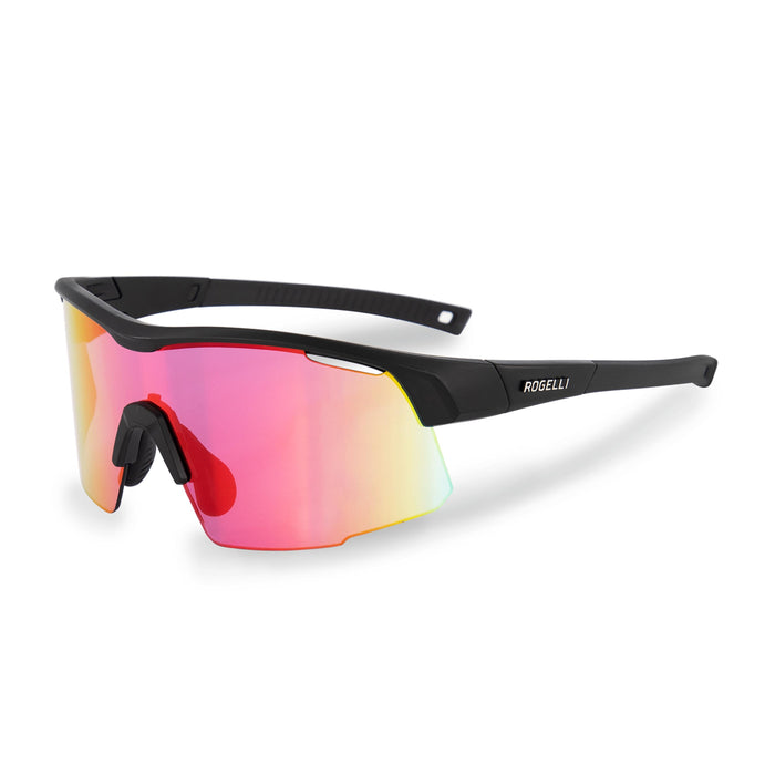 Rogelli Pulse fietsbril zwart totaalshot.