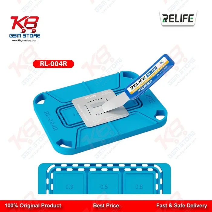 RELIFE RL-004R Curved Magnetic Soldering Pad for CPU and Hard Drive IC Chip Repair