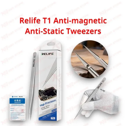 Relife T1 Anti-magnetic Anti-Static Tweezers