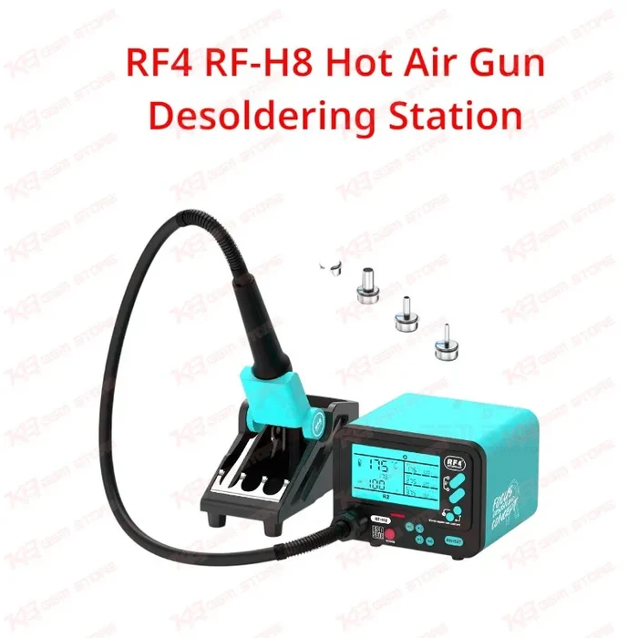 RF4 RF-H8 Hot Air Rework Station | ESD Safe Temperature Control Desoldering Gun