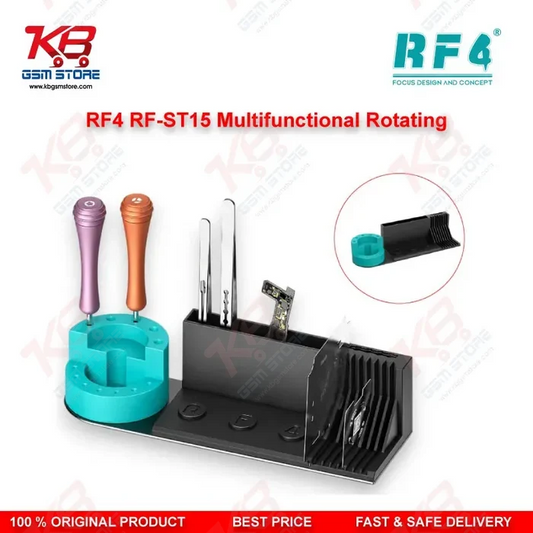 RF4 RF-ST15 360° Rotating Screwdriver & Stencil Storage Rack