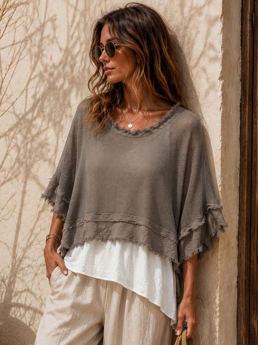 Rosalba 2 Piece Top Set Mocha