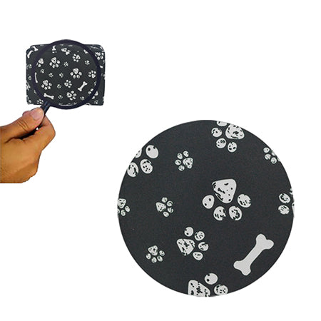 !!!Round Of a Paws NGIL Large Cosmetic Travel Pouch