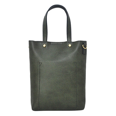 !SALE! Green Faux Leather NGIL Bucket Handbag