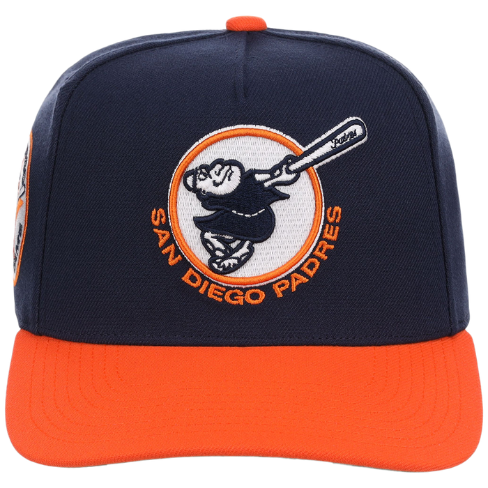 San Diego Padres Mitchell & Ness MLB 'Era Flip' Heritage Series Pro Pinch - Navy/Orange