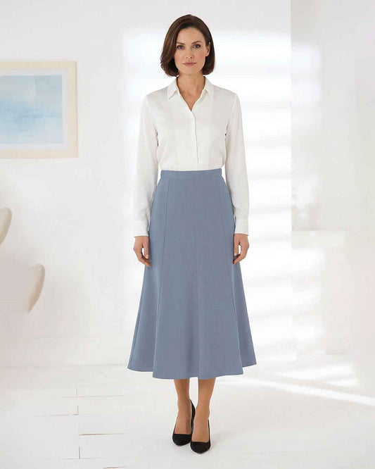 Sandown Skirt - Pale Blue - The Classic Boutique