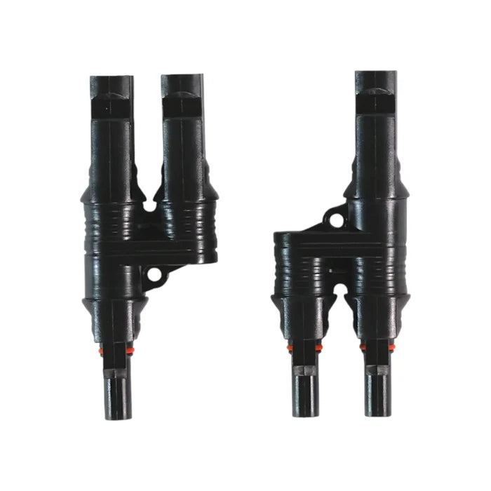 solar parallel 2-to-1 connector pair on bench