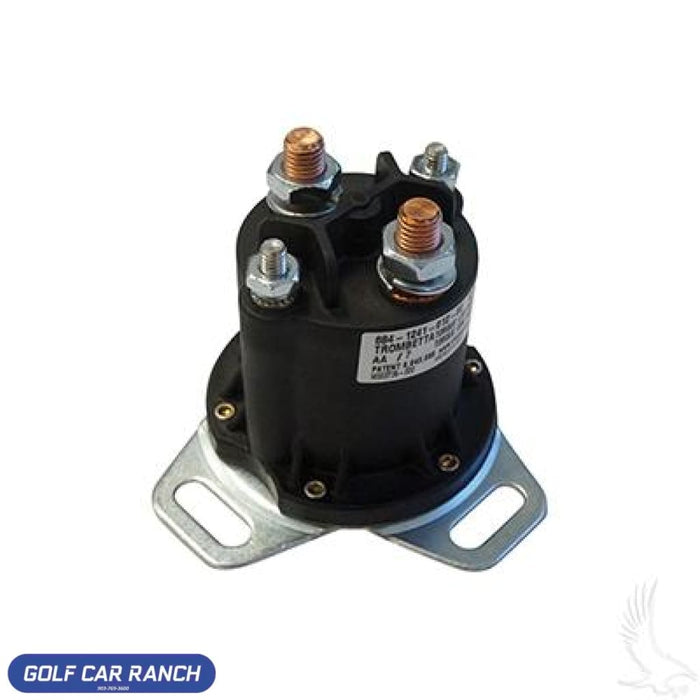 Solenoid 12V 4 Terminal Copper Club Car Gas 84+ Solenoid
