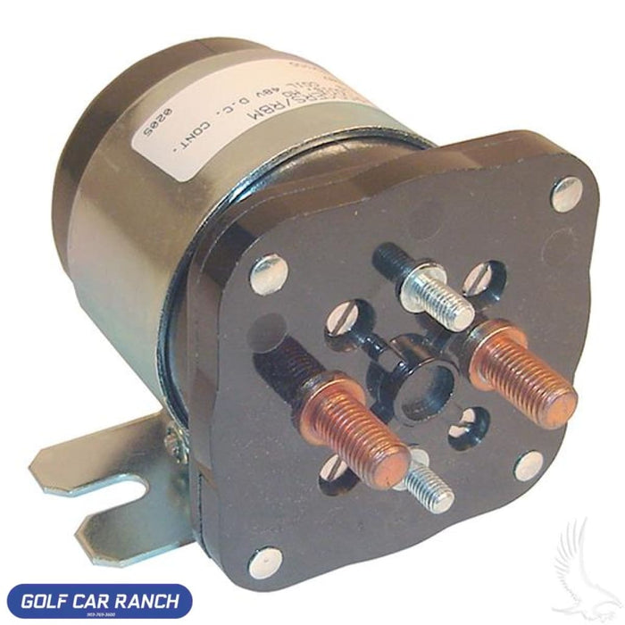 Solenoid 48V 4 Terminal Silver E-Z-Go Electric Club Car 98+ Yamaha Elec G19/g22 Solenoid