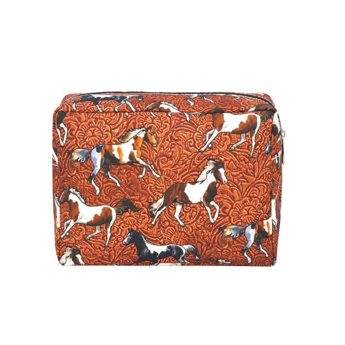 !!!Spanish Saddle NGIL Large Cosmetic Travel Pouch
