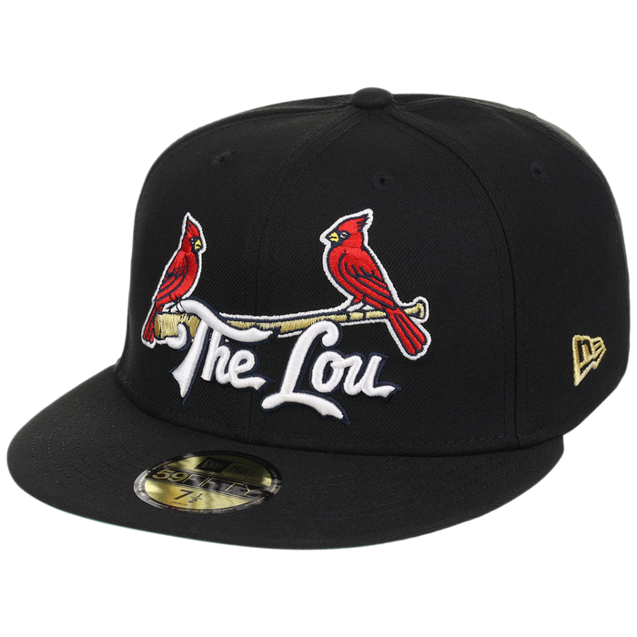 St. Louis Cardinals - St. Louis Crown the City 2.0 'The Lou' New Era 59FIFTY (Black/Black)