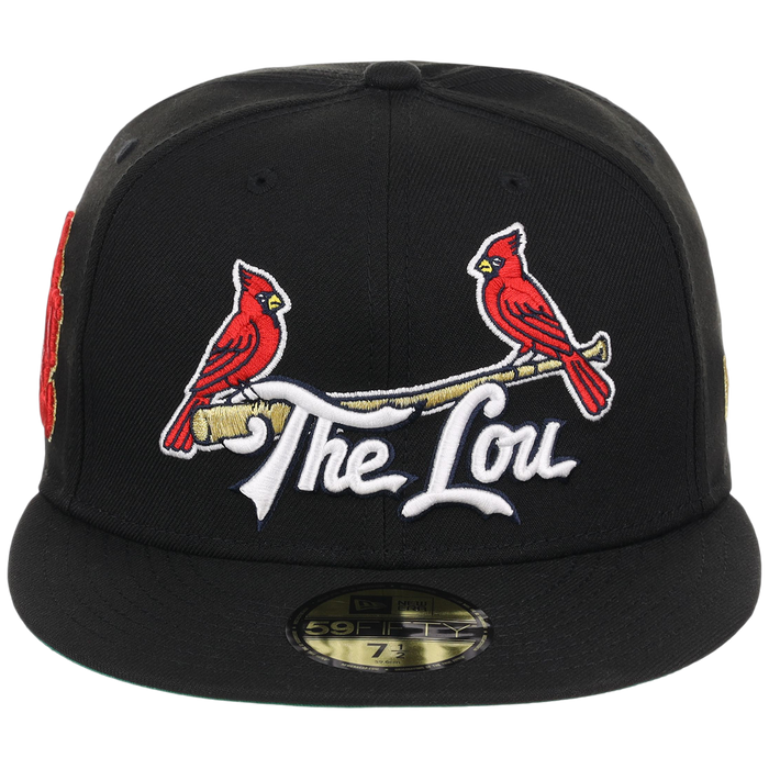 St. Louis Cardinals - St. Louis Crown the City 2.0 'The Lou' New Era 59FIFTY (Black/Black)