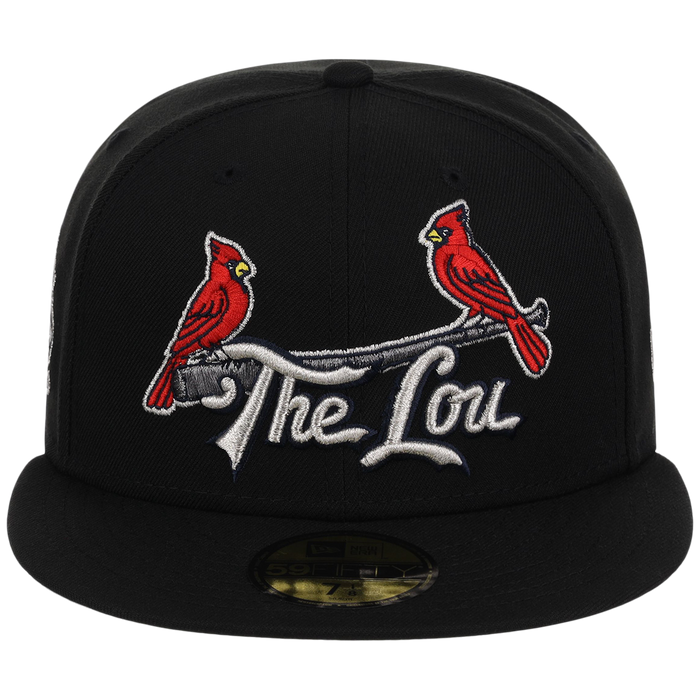 St. Louis Cardinals - St. Louis Crown the City 2.0 'The Lou' New Era 59FIFTY (Black/Black)
