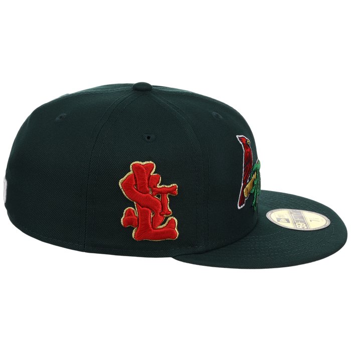 St. Louis Cardinals - St. Louis Crown the City 2.0 'The Lou' New Era 59FIFTY (Dark Green/Dark Green)