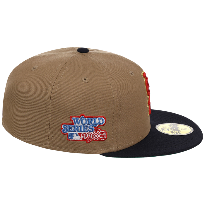 St. Louis Cardinals - St. Louis Crown the City 2.0 'The Lou' New Era 59FIFTY (Khaki/Navy)