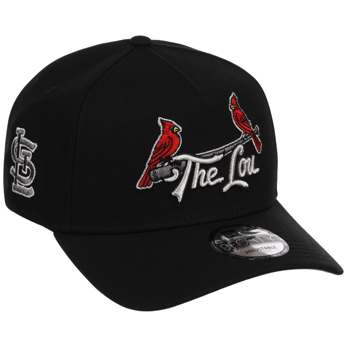 St. Louis Cardinals - St. Louis Crown the City 2.0 'The Lou' New Era 9FORTY (Black/Black)