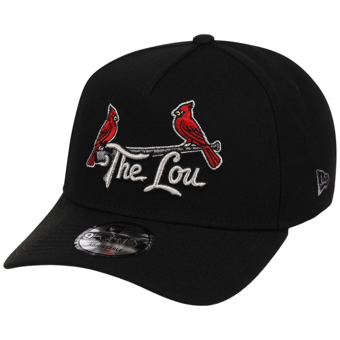 St. Louis Cardinals - St. Louis Crown the City 2.0 'The Lou' New Era 9FORTY (Black/Black)