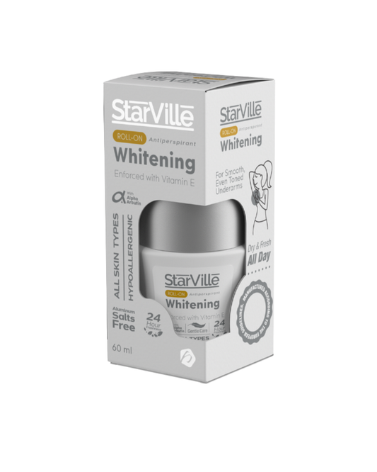 Starville Whitening Roll on Lavender Scent 60 ml - ستار فيل وايتنينج رول أون برائحة اللافندر 60 مل