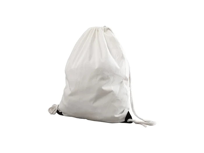 Sublimation Drawstring Backpack White