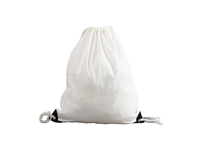 Sublimation Drawstring Backpack White