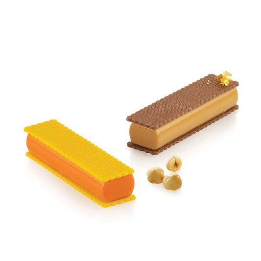 Sweet Rectangle 85 Mold and Cutter Kit by Silikomart  - 8 forms