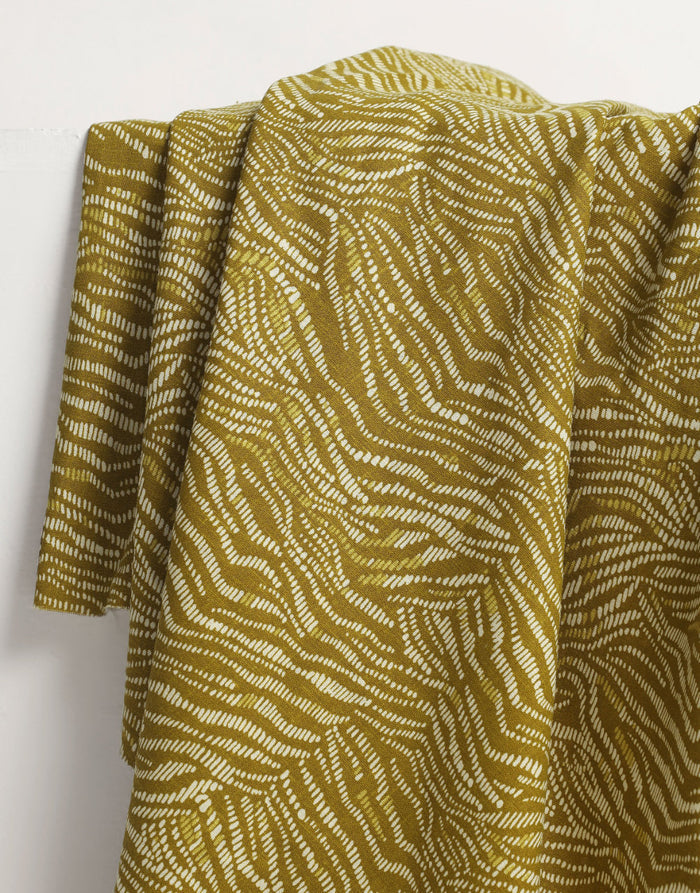 Sya Dreamy Twilight Linen Viscose LivaEco Fabric, Atelier Brunette