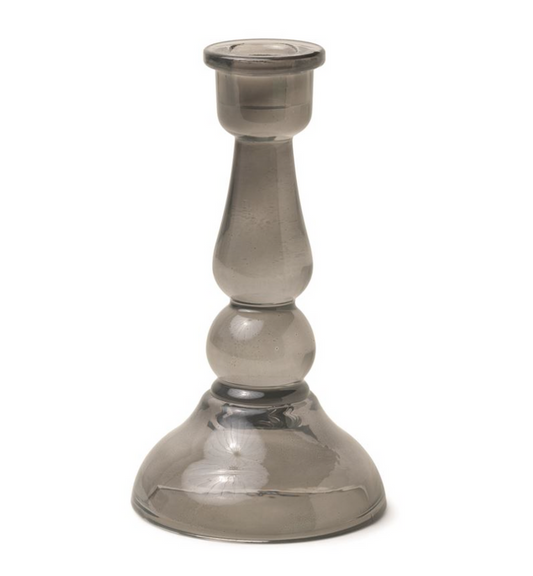 TALL GLASS TAPER HOLDER