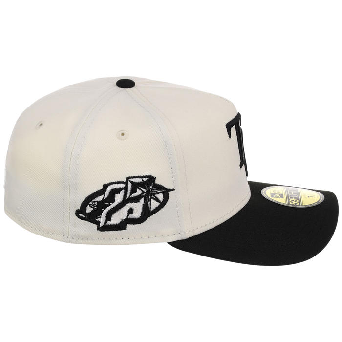 Tampa Bay Rays MLB Chrome Noir New Era 59FORTY