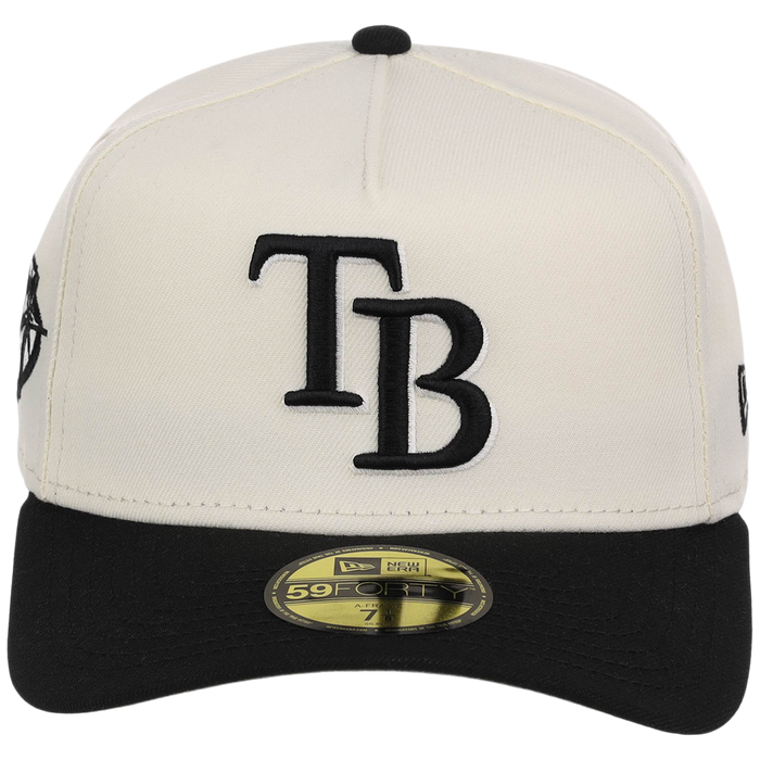 Tampa Bay Rays MLB Chrome Noir New Era 59FORTY