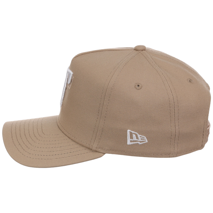 Texas Rangers Women's New Era 9FORTY Camel A-Frame
