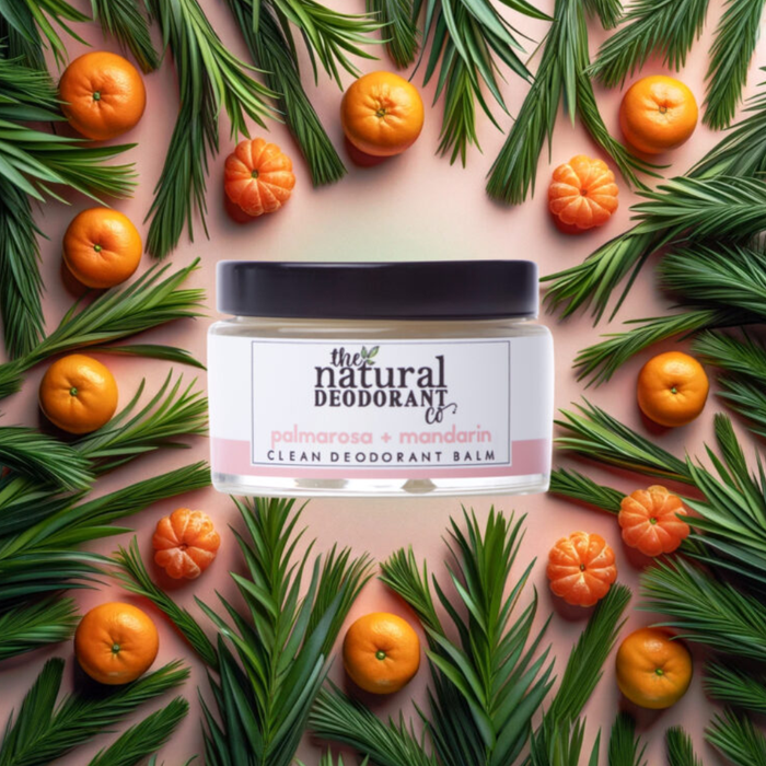 The Natural Deodorant Co Palmarosa & Mandarin Deodorant Balm 55g
