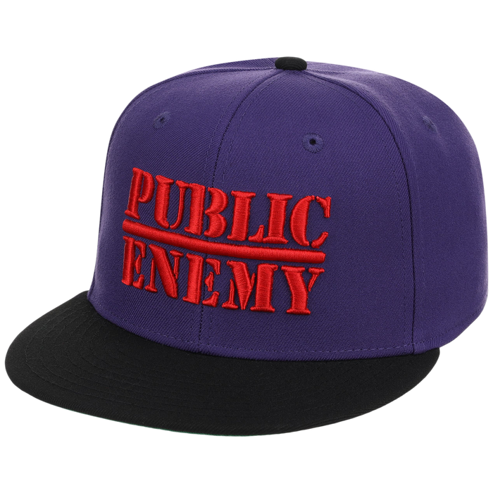 The "Rebel Radio" Public Enemy Collection - 'Fear of a Black Planet' - Purple/Black Fitted