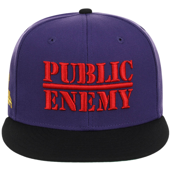The "Rebel Radio" Public Enemy Collection - 'Fear of a Black Planet' - Purple/Black Fitted