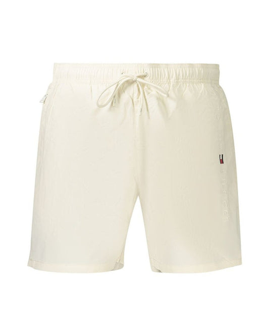 Tommy Hilfiger Beige Polyester Men's Short