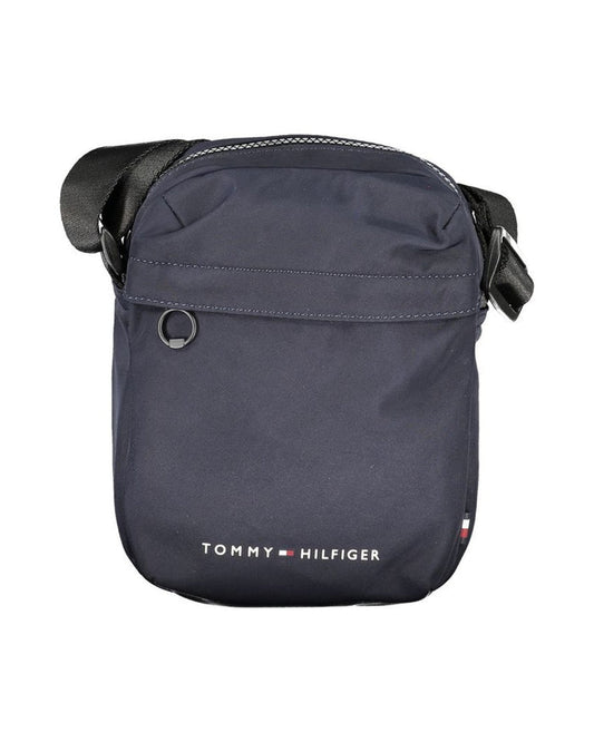 Tommy Hilfiger Blue Recycled Polyester Men Shoulder Bag