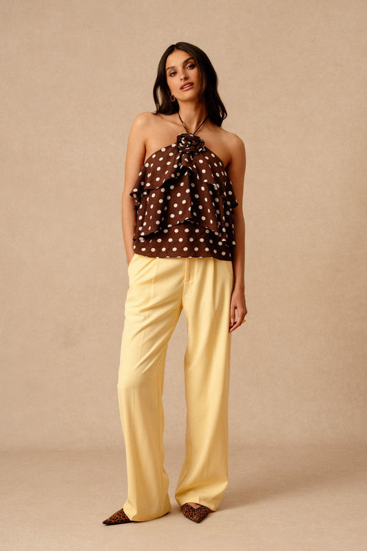 Top Flavie - Marron