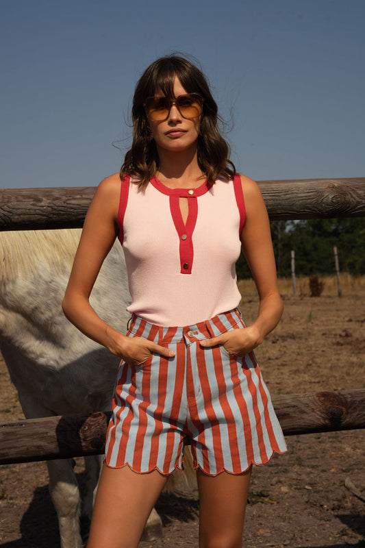 Top Pia - Rose