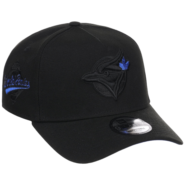 Toronto Blue Jays Toronto Crown the City - Black Pop Royal New Era 9FORTY (Black/Black)