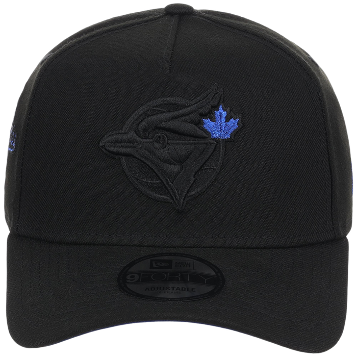 Toronto Blue Jays Toronto Crown the City - Black Pop Royal New Era 9FORTY (Black/Black)