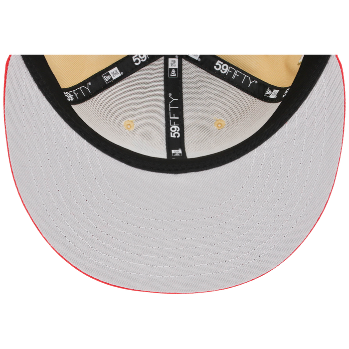 Toronto Blue Jays Toronto Crown the City - Flag Fill New Era 9FORTY (Gold/Red)