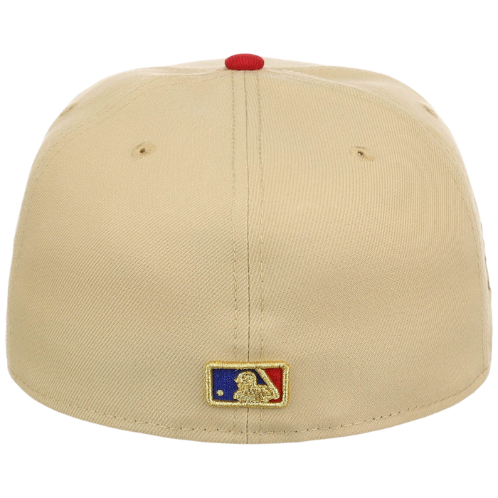 Toronto Blue Jays Toronto Crown the City - Flag Fill New Era 9FORTY (Gold/Red)