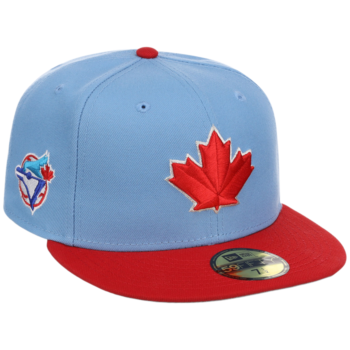 Toronto Blue Jays Toronto Crown the City - Maple Leaf New Era 59FIFTY (Sky/Red)