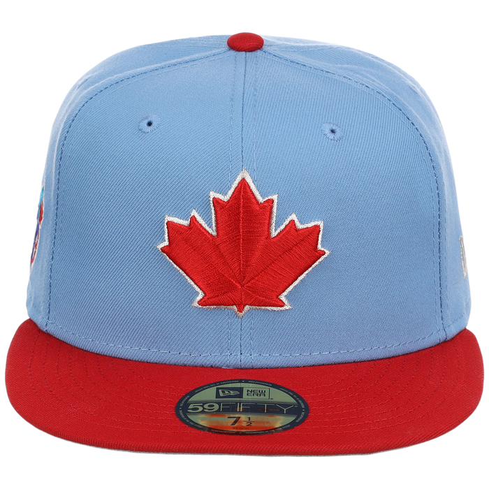 Toronto Blue Jays Toronto Crown the City - Maple Leaf New Era 59FIFTY (Sky/Red)