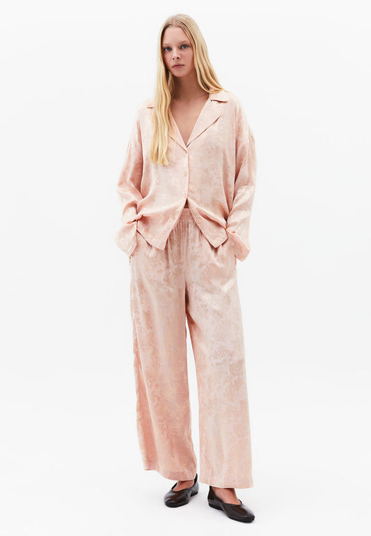 Ultra High Waist Wide Leg Elastic Waist Pants - CAMEO ROSE