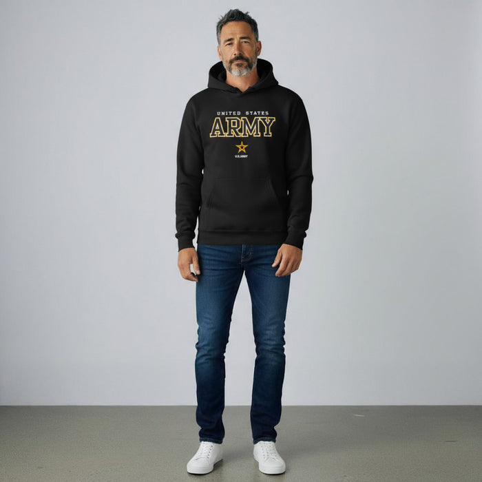 United States Army Tackle Twill Embroidered Hood (Black)