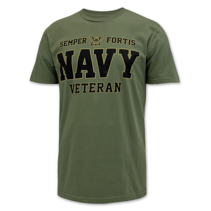 United States Navy Veteran T-Shirt (Military Green)