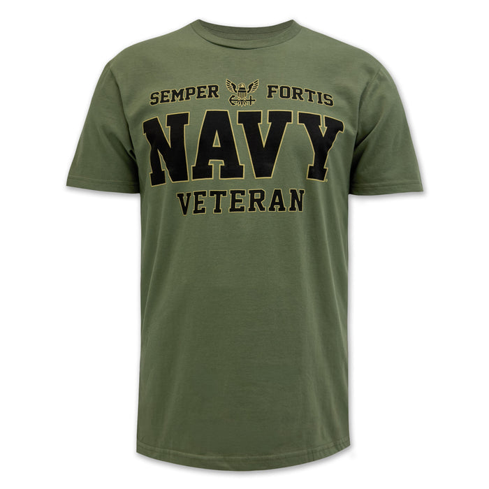 United States Navy Veteran T-Shirt (Military Green)