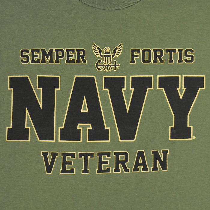 United States Navy Veteran T-Shirt (Military Green)