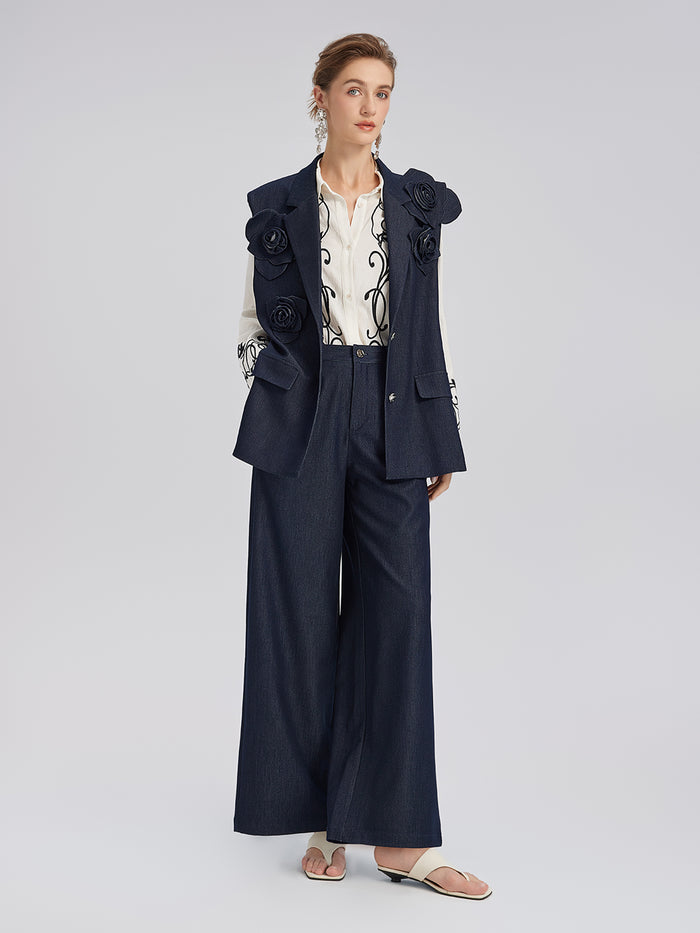 Versatile Soft Straight-Leg Pants