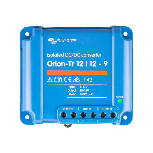 victron orion-tr 12/12-9a isolated dc-dc converter for caravan or rv systems
